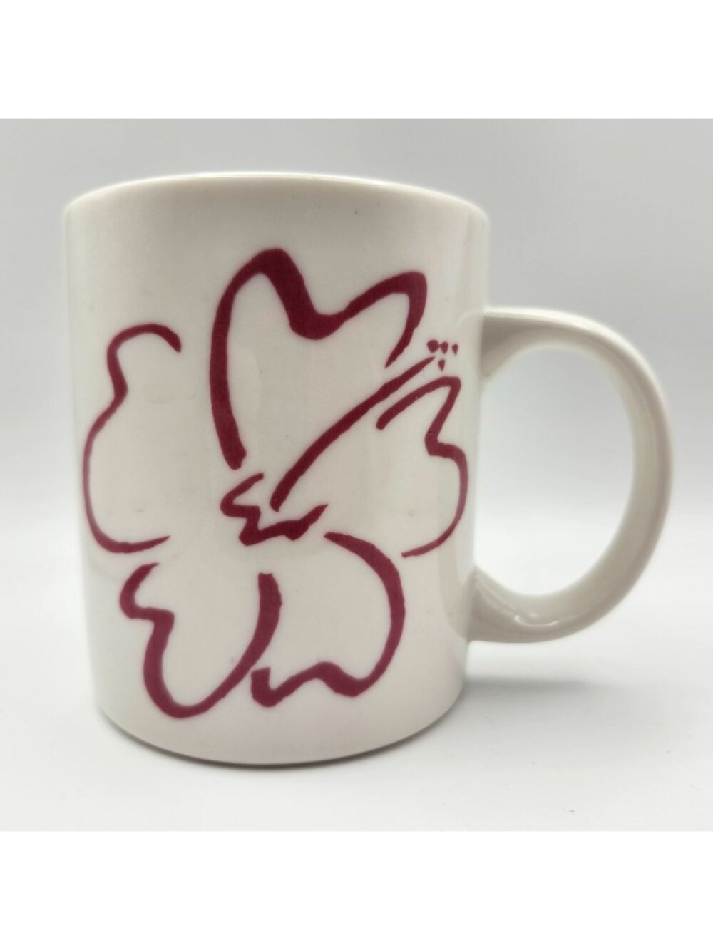 Hilo Hattie Hawaii Mug Pink Hibiscus Flower Design Hawaiian 12oz